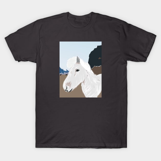 Icelandic Horse, Iceland T-Shirt by lymancreativeco